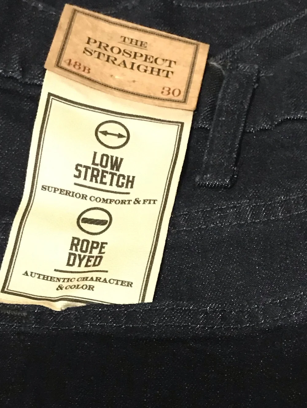 Polo Ralph Lauren Men's  The Prospect Straight Low Stretch Jeans Size 48BX30